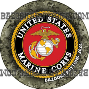 BAZOOKA BUTTONS US MARINES